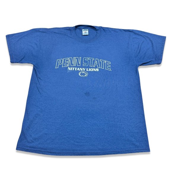 (L) Vintage Jerzees Penn State University Nittany Lions T Shirt Men - Picture 1 of 4